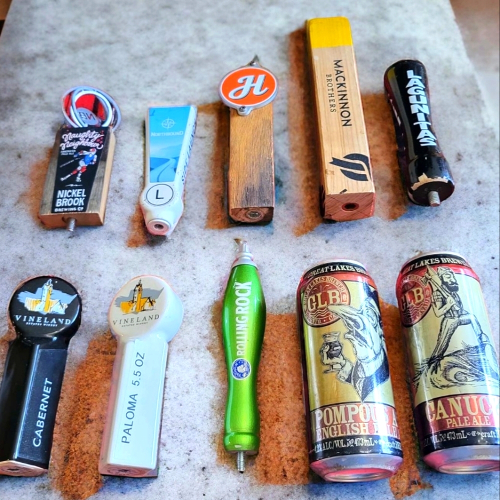 Beer and Wine tap handles.
